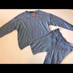 NWT Boohoo matching lounge set. Size M